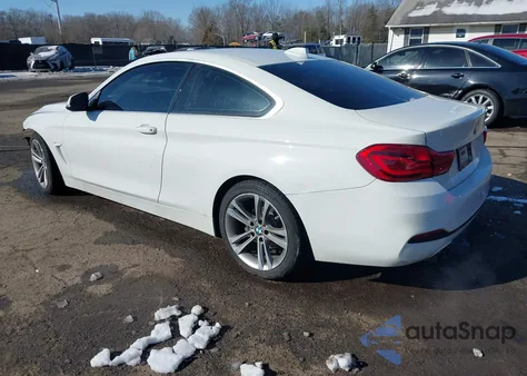 2019 BMW 430I из США, поврежденный, VIN WBA4W3C52KAF93205